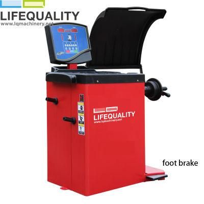 Car Wheel Balancer with Foot Brake