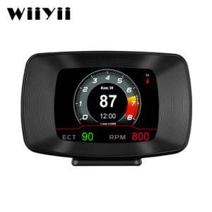 Wiiyii Hud Automatic Car Head up Display P13 Bd2 Gauge GPS Digital Projector Dual USB Interface Speedometer for All Cars
