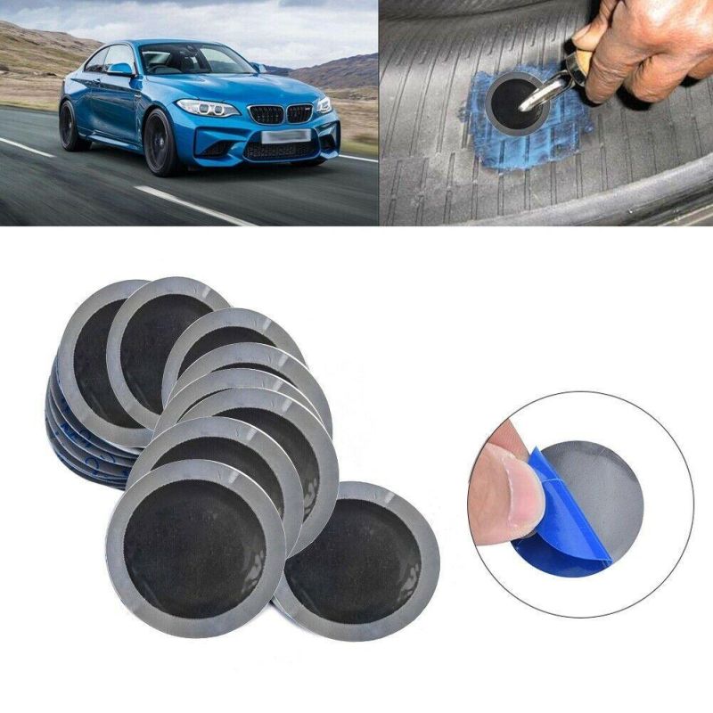 Wheel Repair Tool Tyre Puncture Repair Cold Round Patch Tubeless Patches