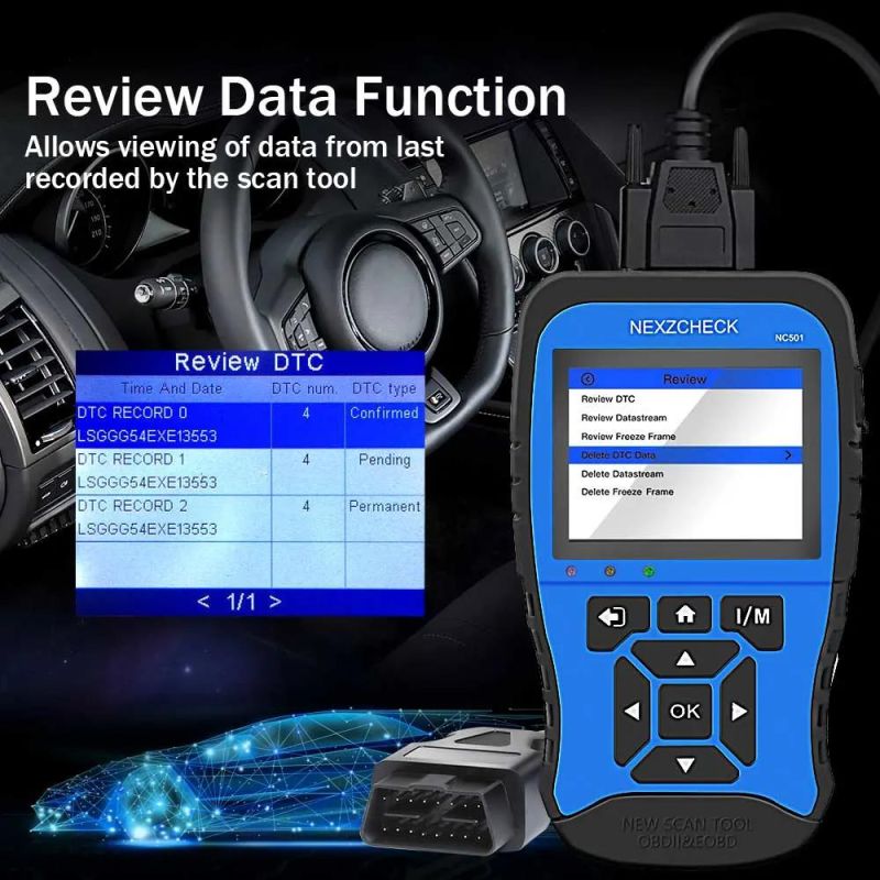 Humzor Nexzcheck Nc501 OBD2 & Eobd Scanner for Universal Vehicles