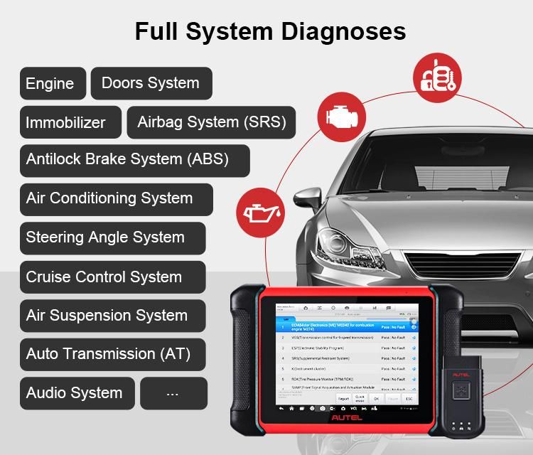 Automotive Scanner Autel Ms906bt SRS Auto Diagnostic Machine Diagnostic Tools Autel 906