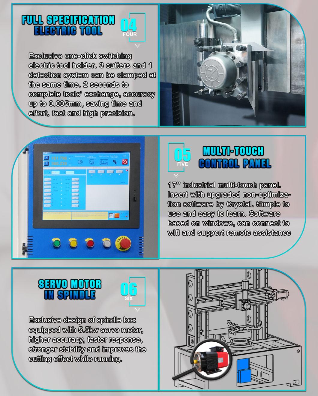 Wheel Rim Polishing Vertical CNC Wheel Repair Machine Awr901vp-PRO