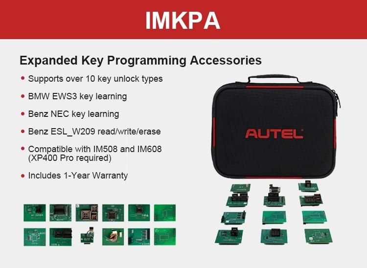 Autel Im608p XP400PRO J2534 ECU Programmer Latest Diagnostic Machine with Key Programming