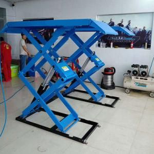 Qiyun New 2020 Factory Outlet Inground Car Scissor Lift Auto Lift Lifting Weight 3500kg with CE