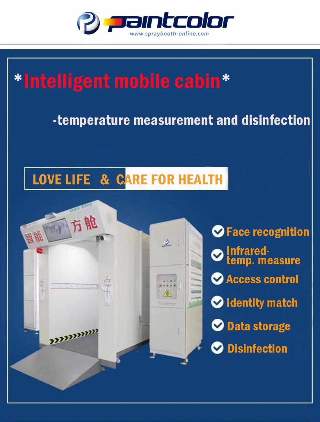 Walk Through Sanitizer Tunnel with Fast Automatic Temperature Test and Record