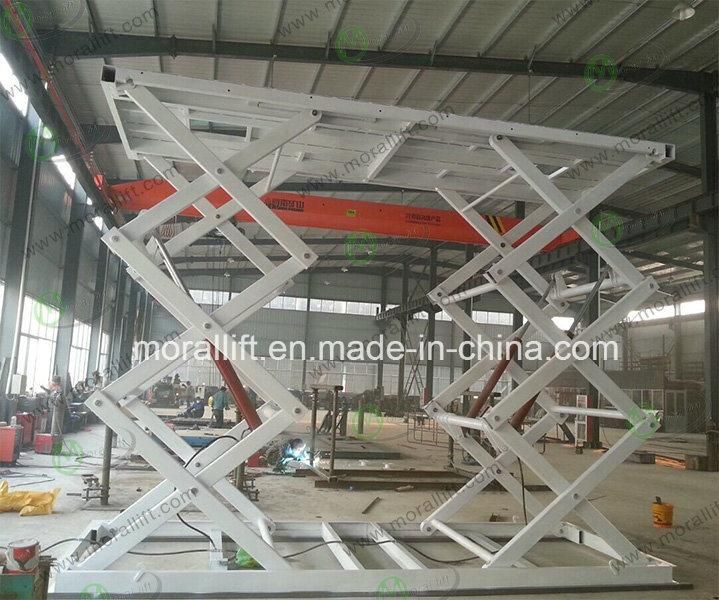 Hydraulic Scissor Type Stationary Car Lift with High Quality