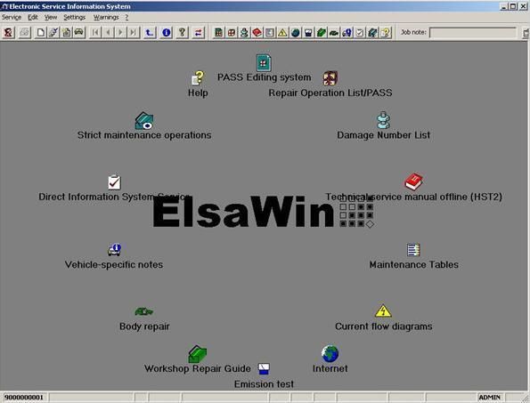 Elsa6.0 Elsawin 6.0 Electronic Service Information for Audi-VW-Skoda-Seat