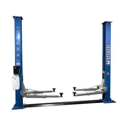 3t 4t Manual Two Side Lock Release Gantry Lift Single Cylinder Drive Car Lift Auto Hoist Vehicle Lifter