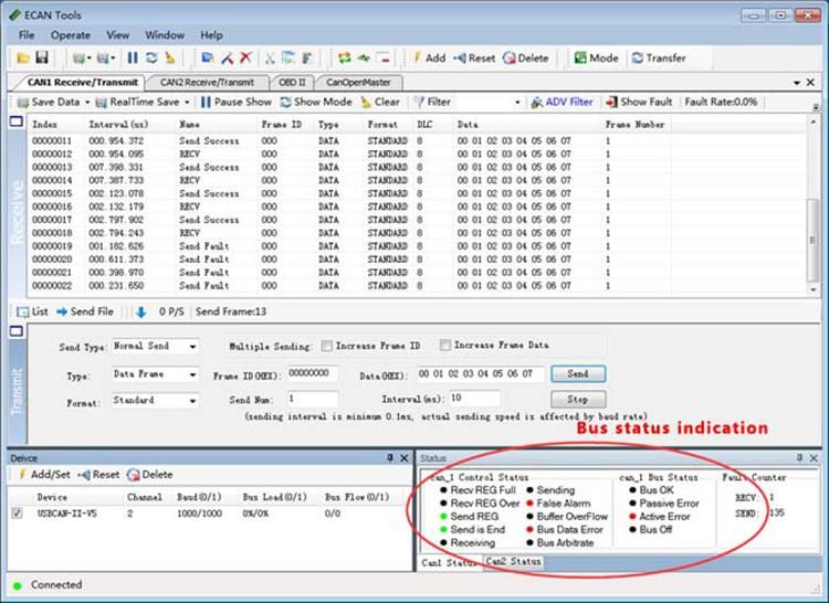 Gcan Usbcan Embedded Expandable Module for Industrial Computer Can Interface