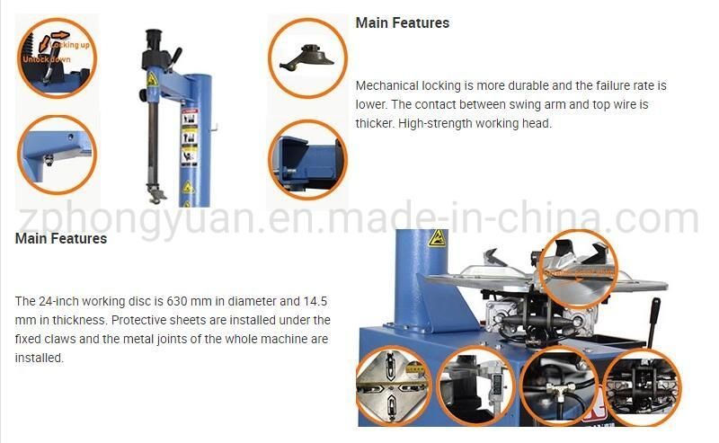 China Supplier Semi-Automatic Swing Arm Cheap Tire Changer