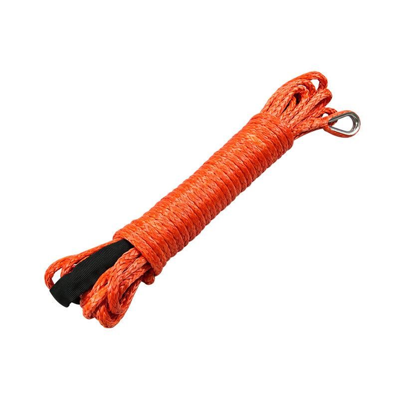 Double Braided Synthetic Winch Line Cable Rope for Towing Car