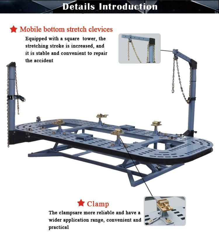 Ozm-6000e High Quality Car Bench/Auto Body Frame Machine