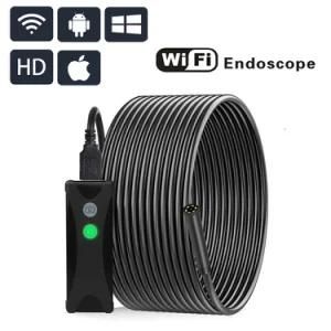 WiFi Endoscope Camera HD 720p 8mm Lens Soft Hard Wire Wireless Endoscopio Waterproof Inspection Borescope for Smart Phones