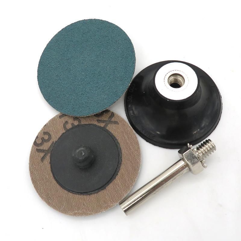 2" 50mm Quick Change Roll Lock Zirconium Corundum Green Surface Conditioning Sanding Abservice Disc