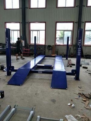 Alpina 18 Months Warranty Four Post Car Lift for Alignment