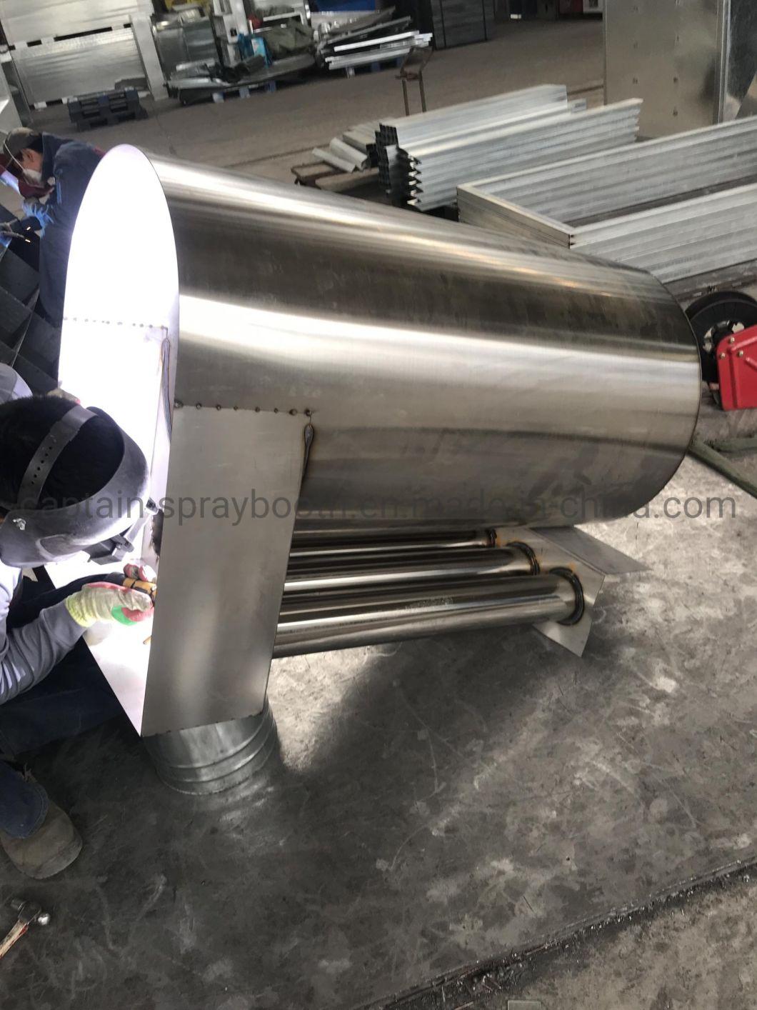 Full Downdraft Fuel Heating Used Portable Spray Booth for Sale