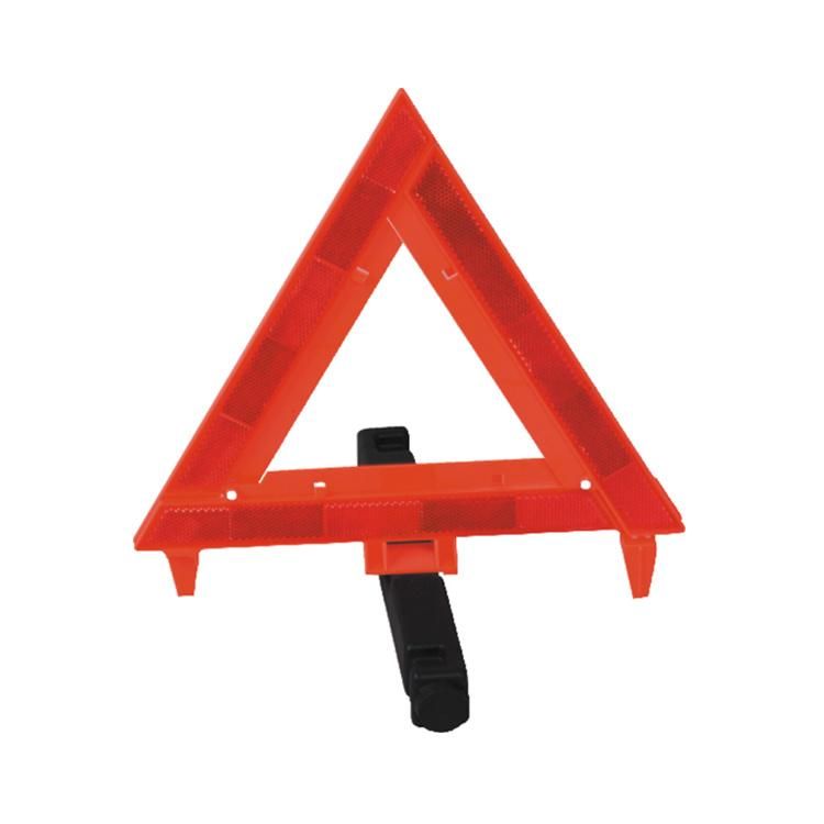 Tripod Collapsible Easily Carried Safety Road Warning Sign Night Visual Warning Triangle