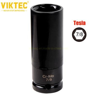 Viktec Non-Marring Protective 7/8&quot; Alloy Wheel Nut Socket for Tesla (VT18046)