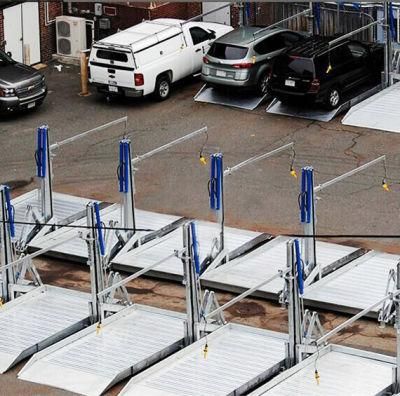 SUV Two Post Double Level Auto Parking Lift with CE