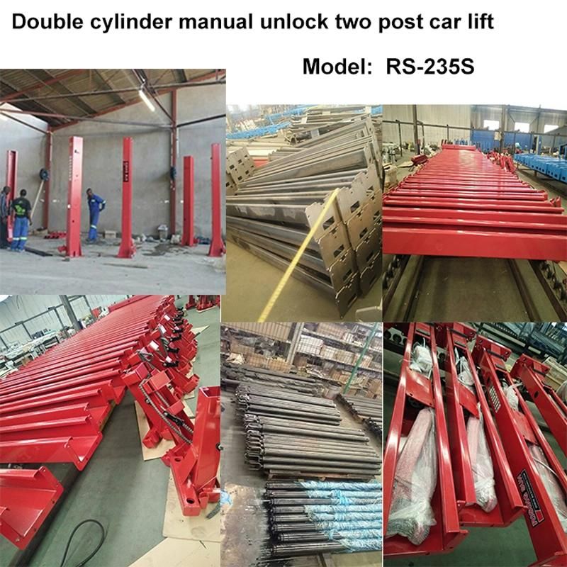 Two Post Car Lifting Equipment Car Workshop Equipment for Garage