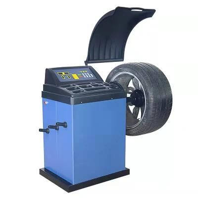 Wheel Balancer with Static Balance Alu Mode and Motorcycle Balance Mode 40mm Balance Shaft Garage Equipment Tyre Changer Tire Changer
