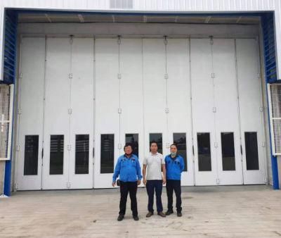 Industrial Fast Color Change Plastic Powder Coating Big Spray Booth for Steamship