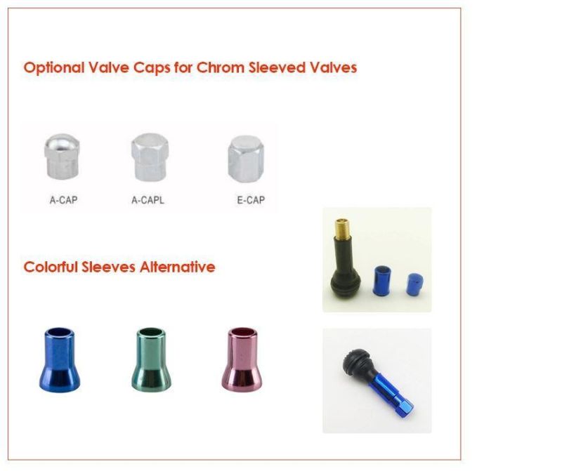 Auto Part Tr414 Snap-in Rubber Tubeless Tire Valve