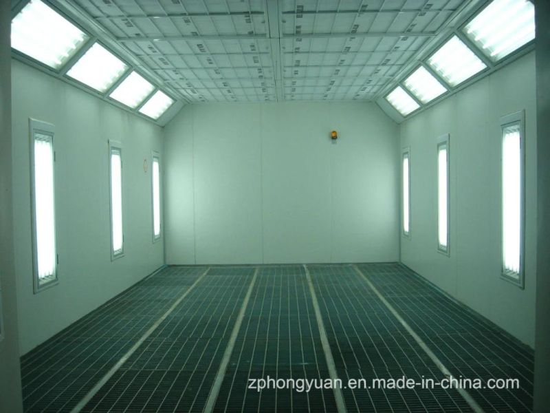 Car Auto Spray Booth with Intake and Exhaust Fan