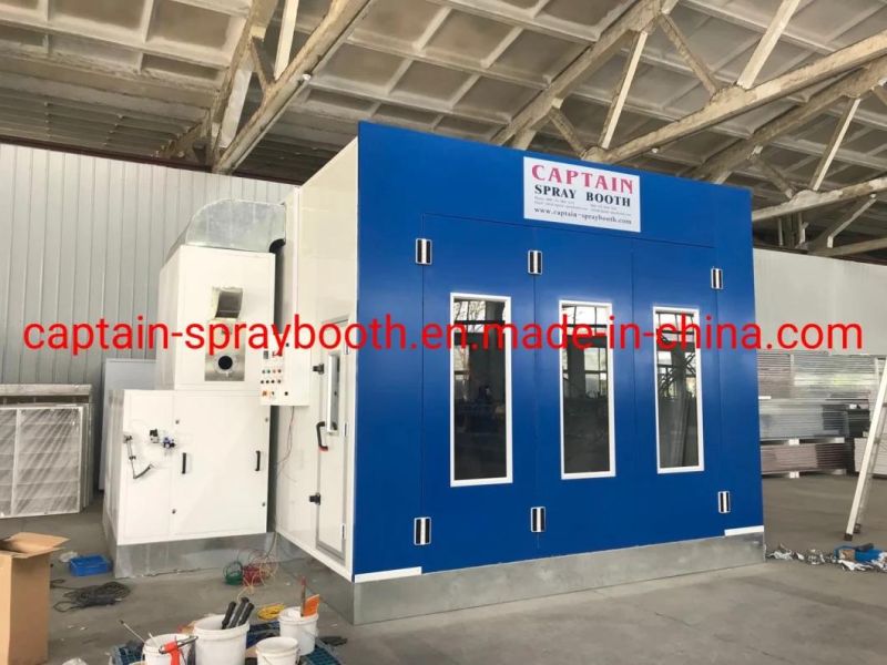 Auto Spray Booth with Infrared Lamps Heating