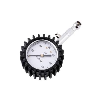 Bike Motor Car Heavy Duty Dial Analog Tire Pressure Gauge with Large Clear Scales
