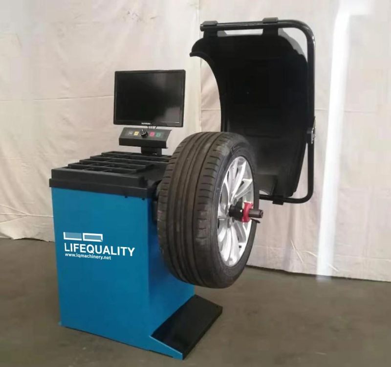 China 10"-24" Automatic Car Tire Wheel Balancing Machine