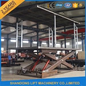 Scissor Design Home Used Mechanical Double Parking Car Lift