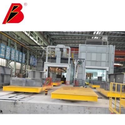 Metal Fabrication Painting Production Line for Wuhan Ccmsa Wet Tyle Filter Steel Painting Room