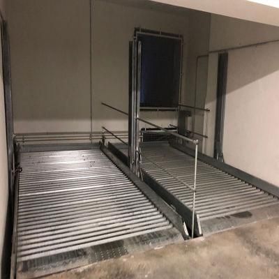 Low Ceiling Garage Parking Elevator with Pit for 4 Cars