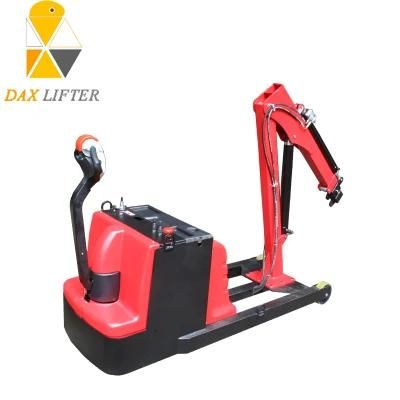 China Daxlifter 3.3m Hydraulic Electric Mobile Floor Hoist Crane