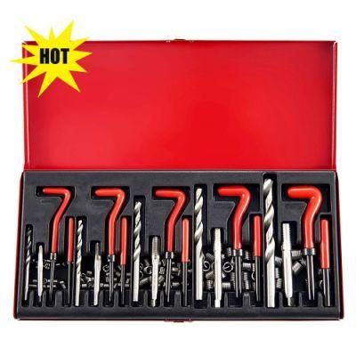 Viktec 131PC HSS Drill Helicoil Car Repair Tool Metric M5 M6 M8 M10 M12 Thread Repair Kit