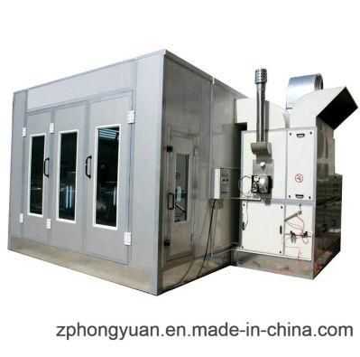 Electric Diesel Burner Car Paint Spray Booth Auto Painting Room for Sale