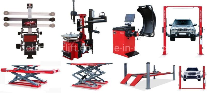 Mobile Car Tyre Changer Used in Car Tire Work Shop with Helper