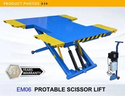 2.8t Capacity Ce Approval Scissor Car Lifter (EM06)