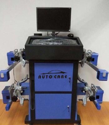 Computerized CCD Wheel Aligner for Fast and Precise Testing of Alignment of Vehicle Wheels and Axis