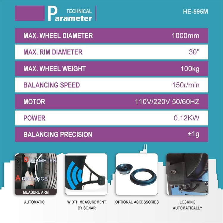 Wholesale with LCD Display Automatic Magnetic Digital Dynamic 3D Wheel Balancing Machine Equipment