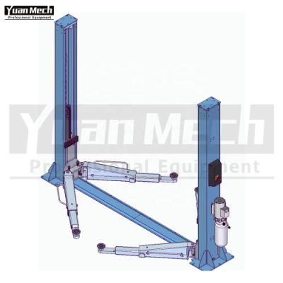 Yuanmech F4022mm Two Post Lift Floor Connection with Manual Down Ventil Leverand and Mechanical Realese