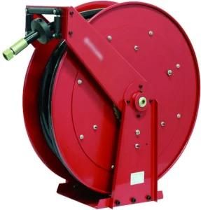 Double Pedestals High Quality Imported Bearing Air Hose Reel