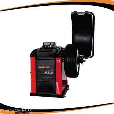 Unite Wholesale Wheel Balancer with Opt Function Wheel Balancing Machine for Car Tire Service U-570