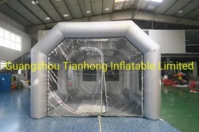 Free Shipping 8X4m Inflatable Paint Booth Inflatable Spray Booth for Cars