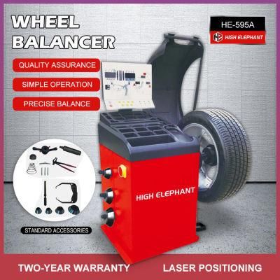 Starting and Braking Automatically Wheel Balancer