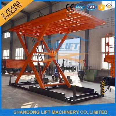 Hydraulic Stationary Underground Parking Car Scissor Lift