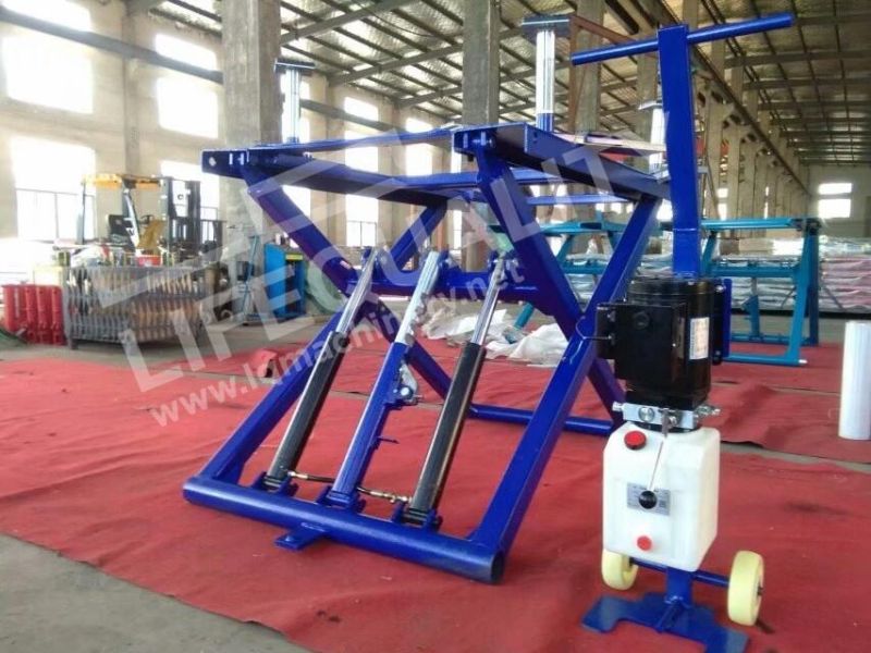 Movable Hydraulic Scissor Car Lift 6000lbs Loading Capacity