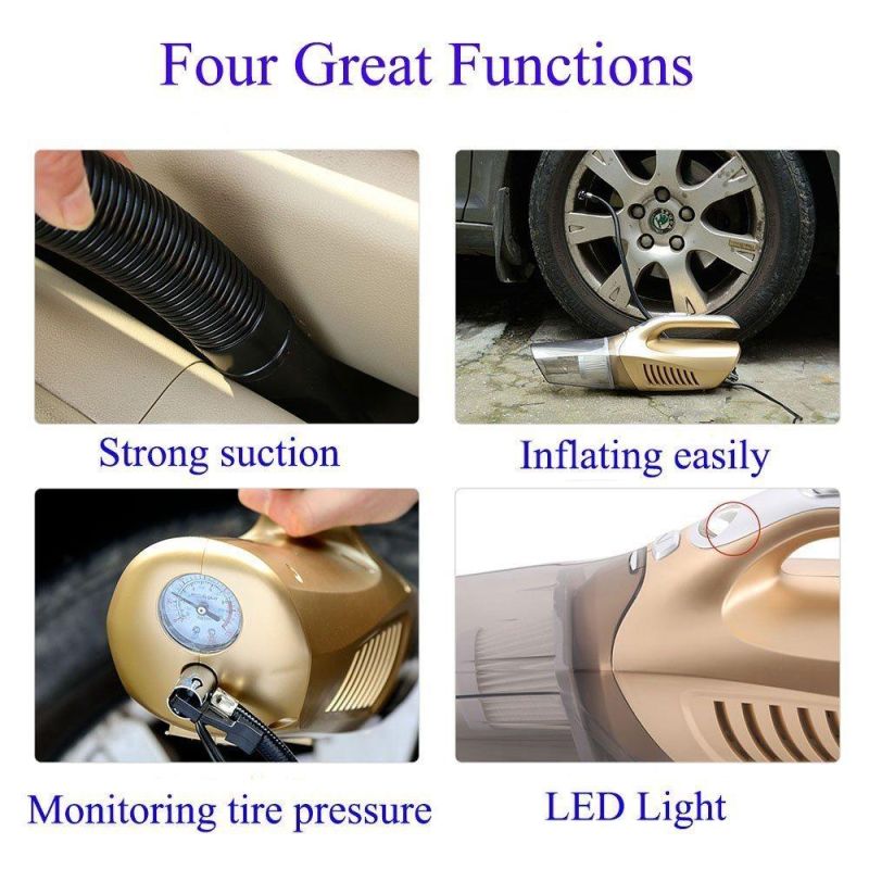 Hf-6601A Multifuctional Car Vacuum Cleaner Handheld Dust Collector Buster Car Cleaner