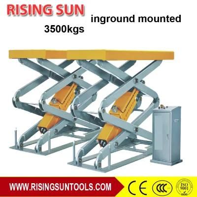 Full Rise Inground Scissor Design Car Lift